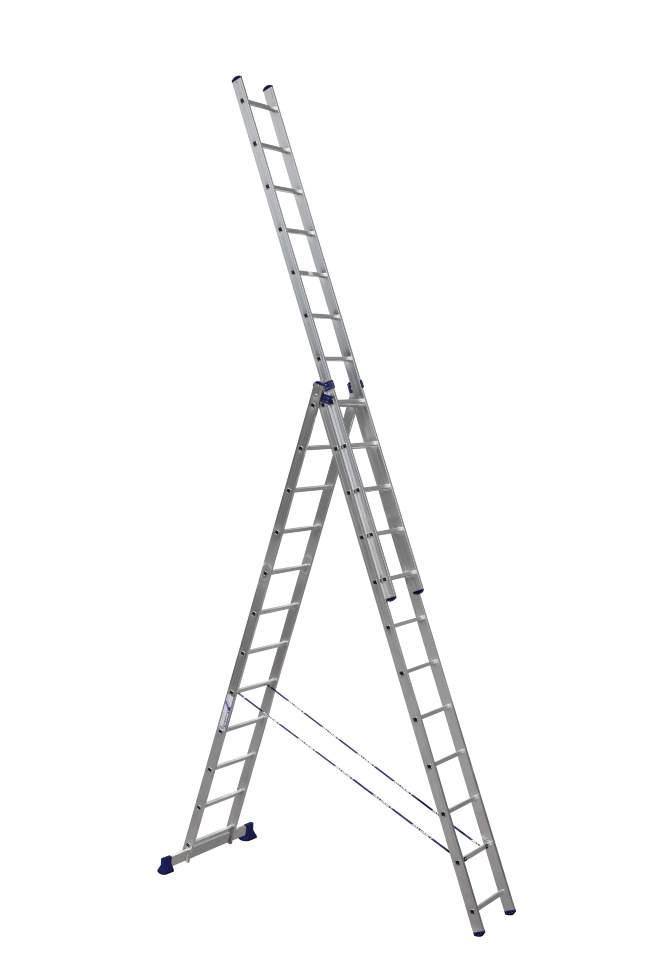 Трёхсекционная лестница Алюмет 3x12 ступеней (арт. 5312)