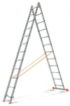 Двухсекционная лестница Эйфель Гранит 2x12 ступеней