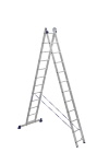 Двухсекционная лестница Алюмет 2x12 ступеней (арт. 5212)