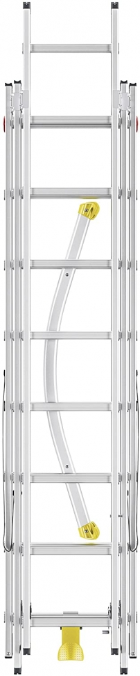 Лестница трёхсекционная Hailo HOBBYLOT 2x9+1x8 (арт. 1420-507)-4