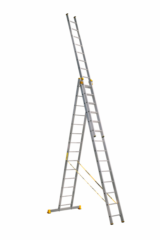 Трёхсекционная лестница 3х14 Алюмет (арт. 9314)