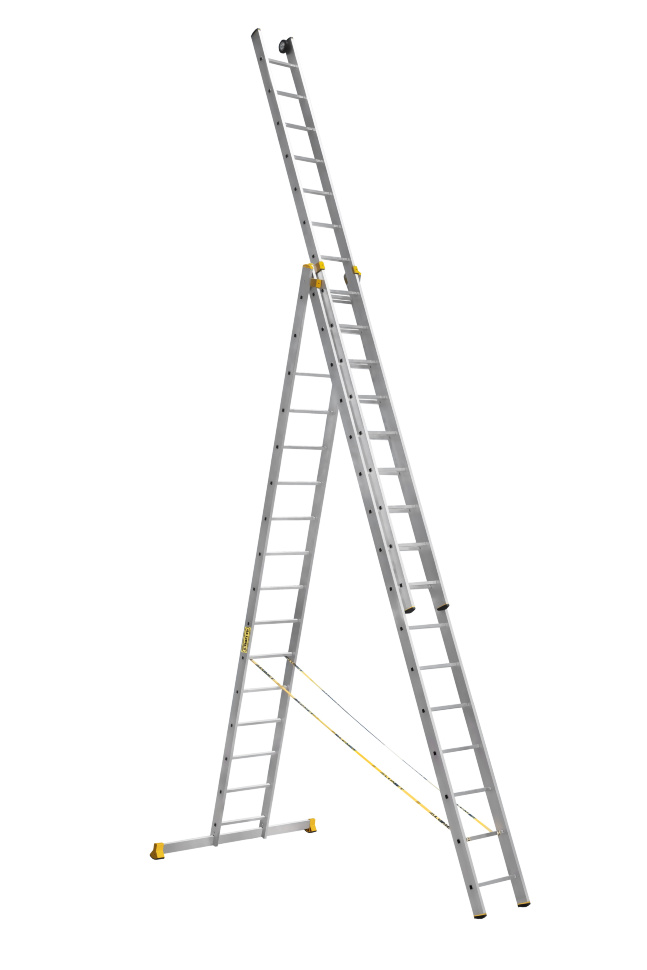 Трёхсекционная лестница 3x16 Алюмет (арт. 9316)