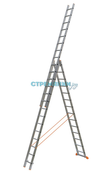Трёхсекционная лестница Эйфель Классик 3x14-3
