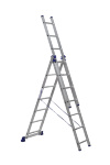 Трёхсекционная лестница Алюмет 3x7 ступеней (арт. 5307)